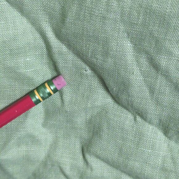 Madewell Green Sleeveless V Neck Zip Back Linen Dress Style NP101 Size XS - Picture 5 of 11